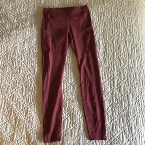 Pink Lululemon leggings